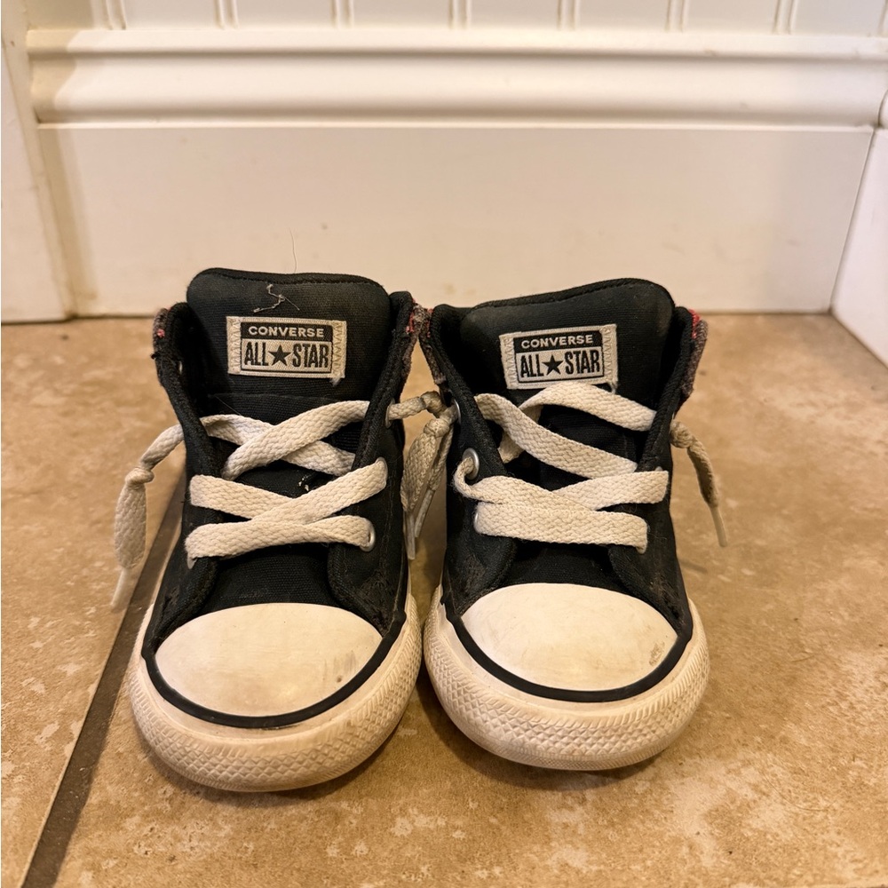 Converse Kids Black and White High-Tops